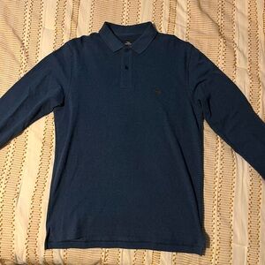 Rodd & Gunn Heather Navy Long Sleeve Polo